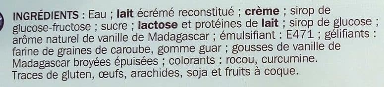Marque Repère Vrac crème glacée vanille packshot