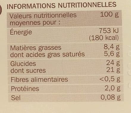 Marque Repère Vrac crème glacée vanille packshot