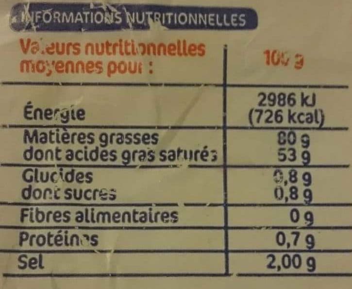 Marque Repère Beurre de Bretagne demi sel packshot