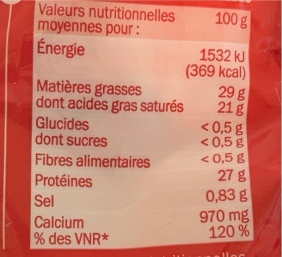 Marque Repère Emmental râpé packshot