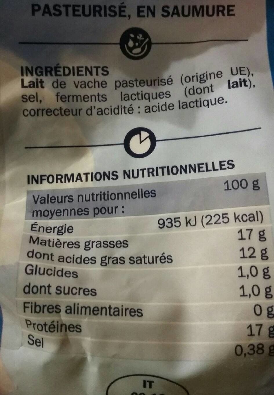 Marque Repère Mozzarella les croisés packshot