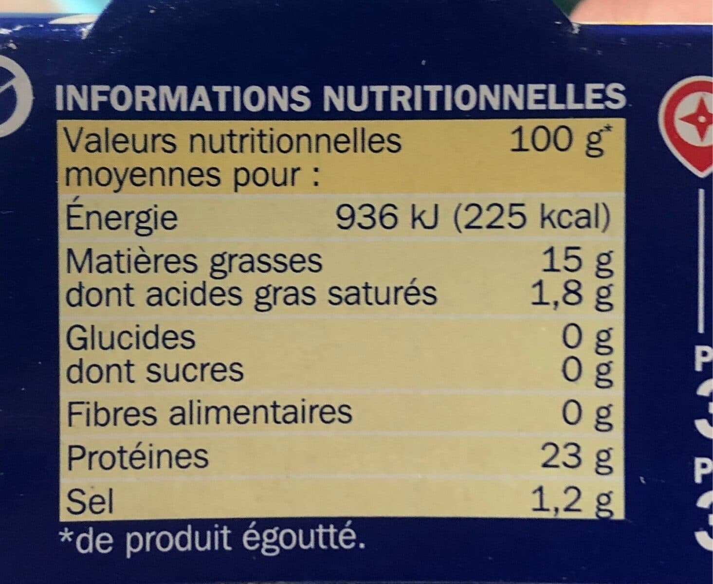 Marque Repère Miettes de thon huile de tournesol packshot