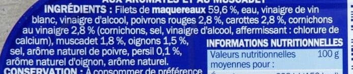 Marque Repère Filets de Maquereaux (Aromates et Muscadet) packshot