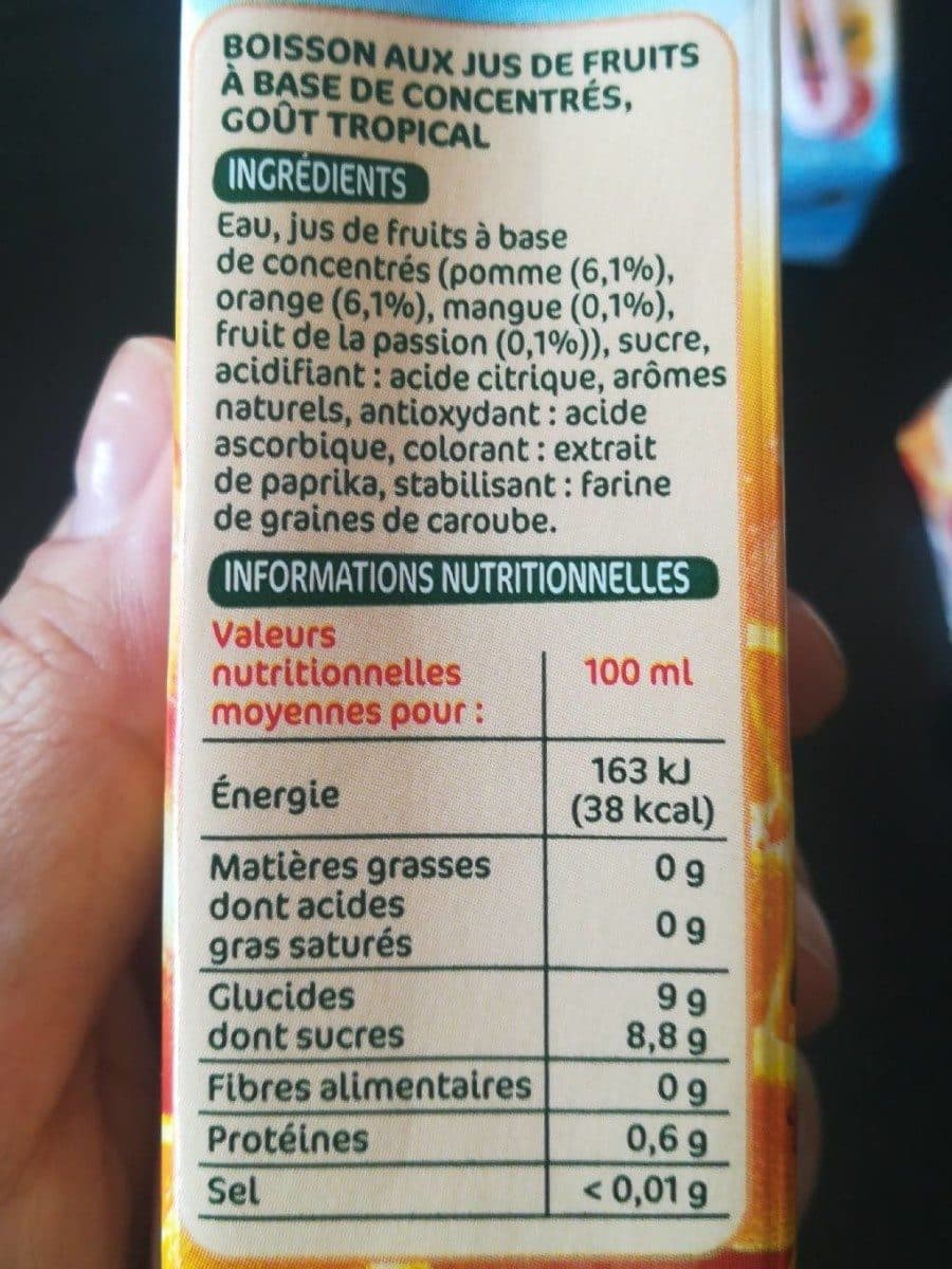 Marque Repère Boisson tropical 6x20cl UNITÉ packshot
