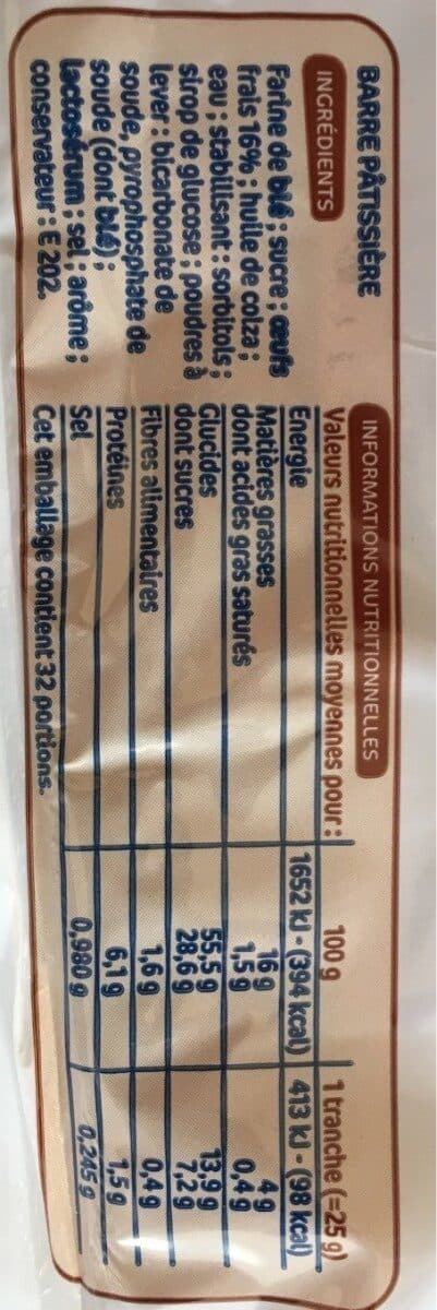 Marque Repère Barre pâtissière de Bretagne packshot