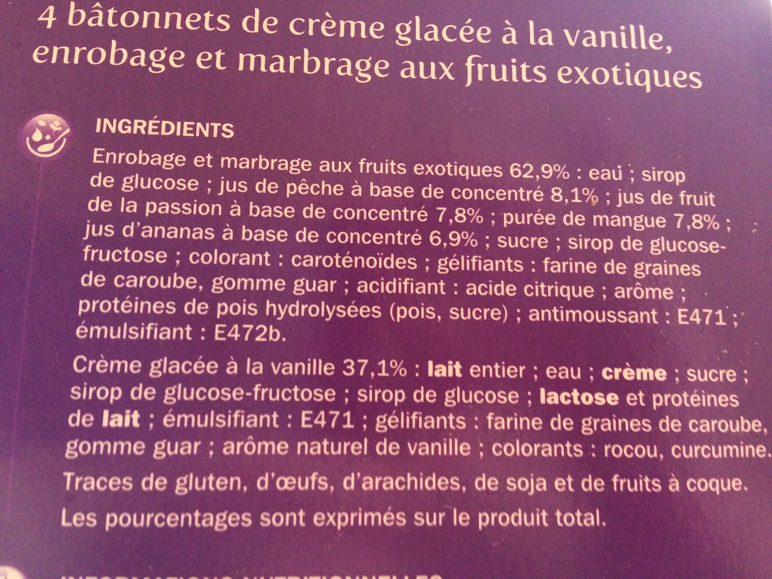 Marque Repère Trofi'fruit exotique x 4 packshot