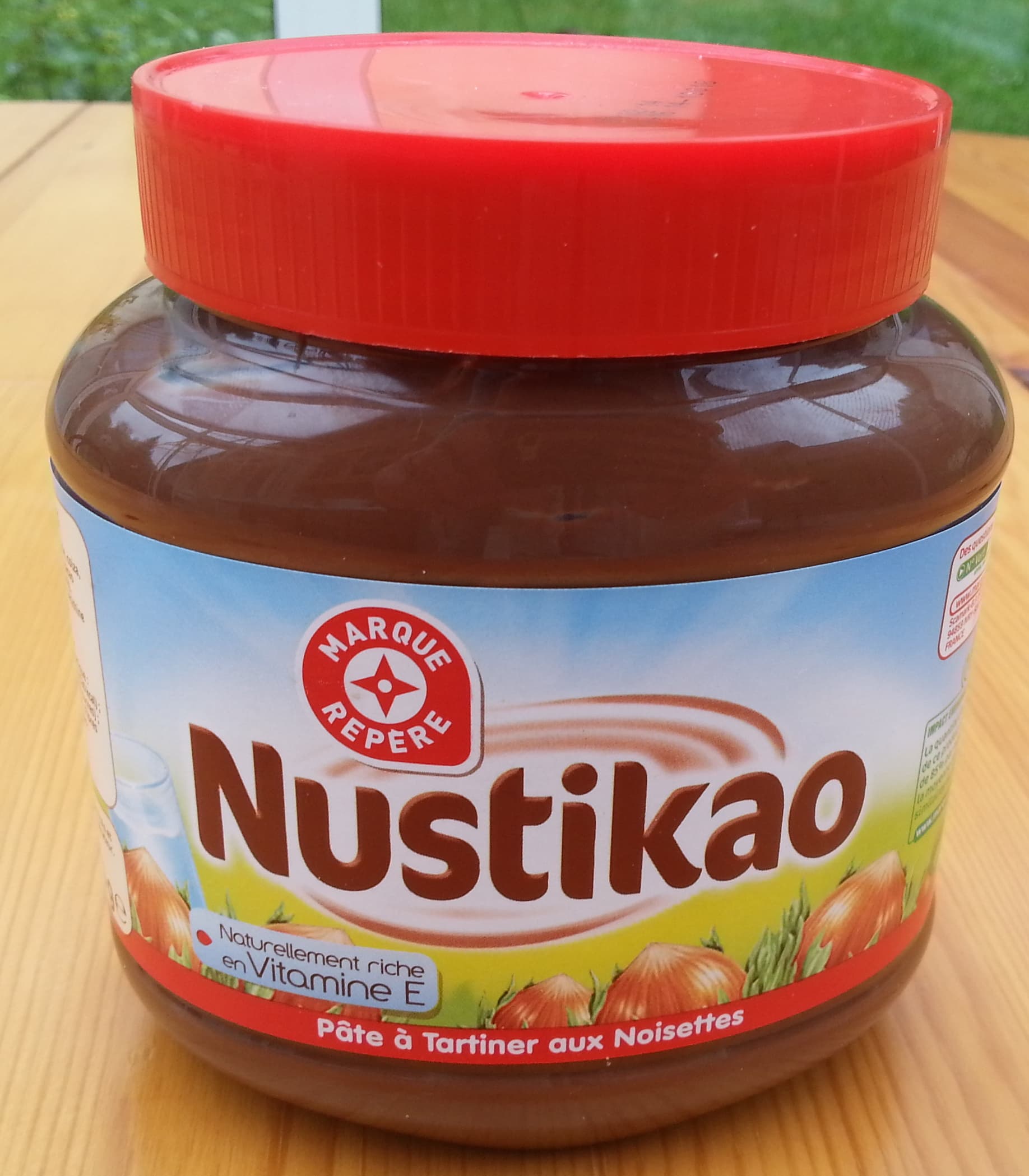Marque Repère Nustikao - Pâte à tartiner aux noisettes packshot