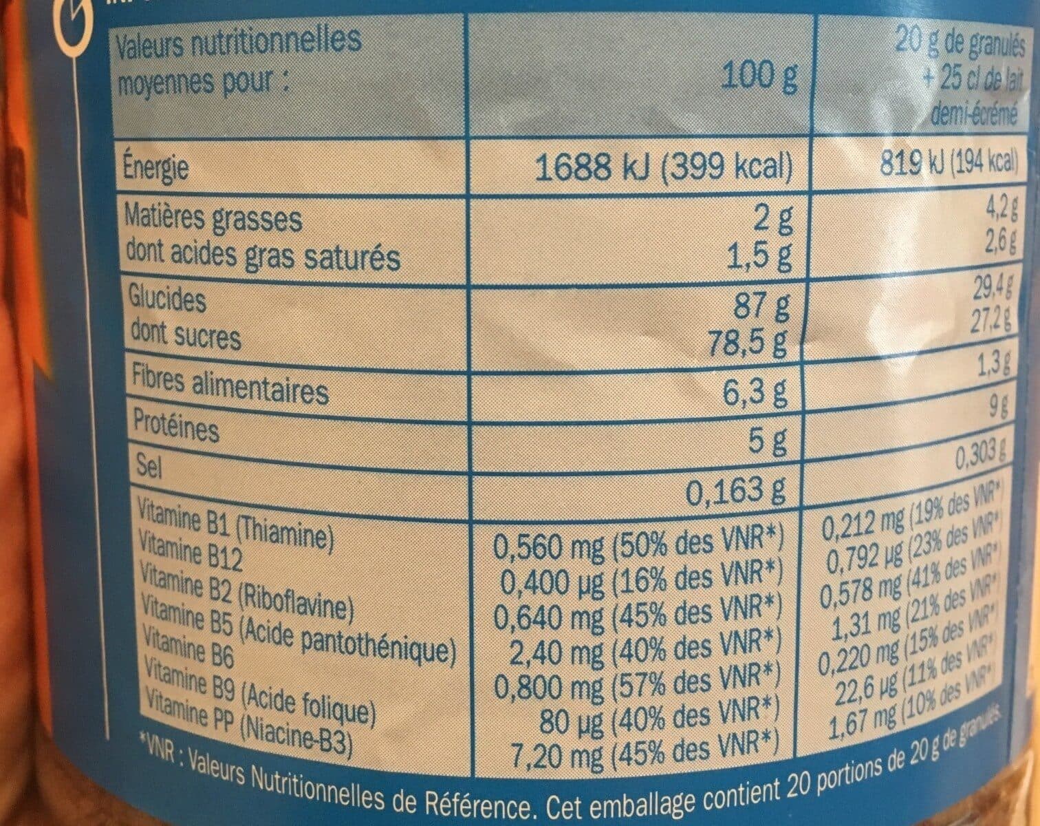 Marque Repère Cacao Morning packshot