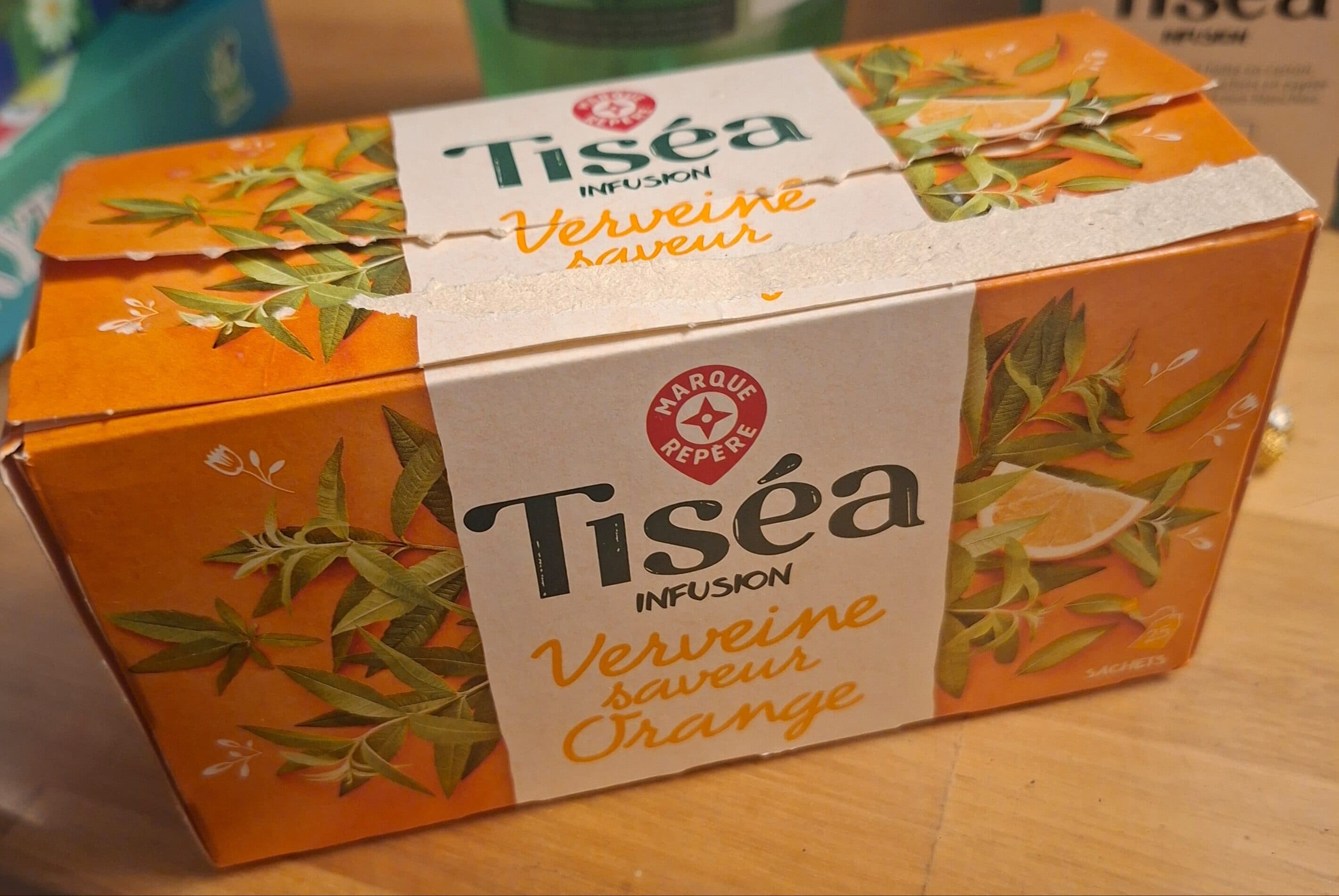 Marque Repère Infusion verveine orange 25 sachets packshot