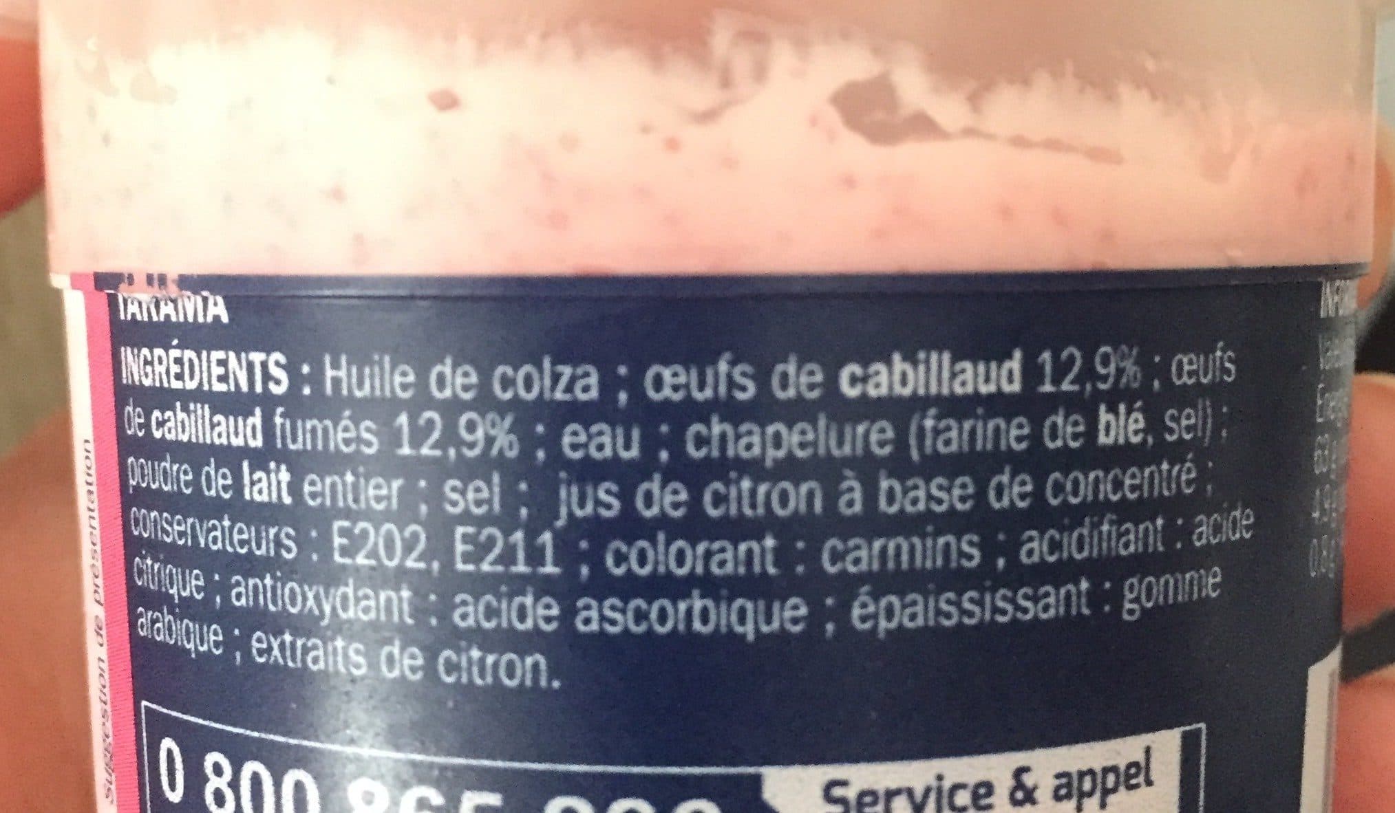Marque Repère Tarama aux oeufs de cabillaud packshot