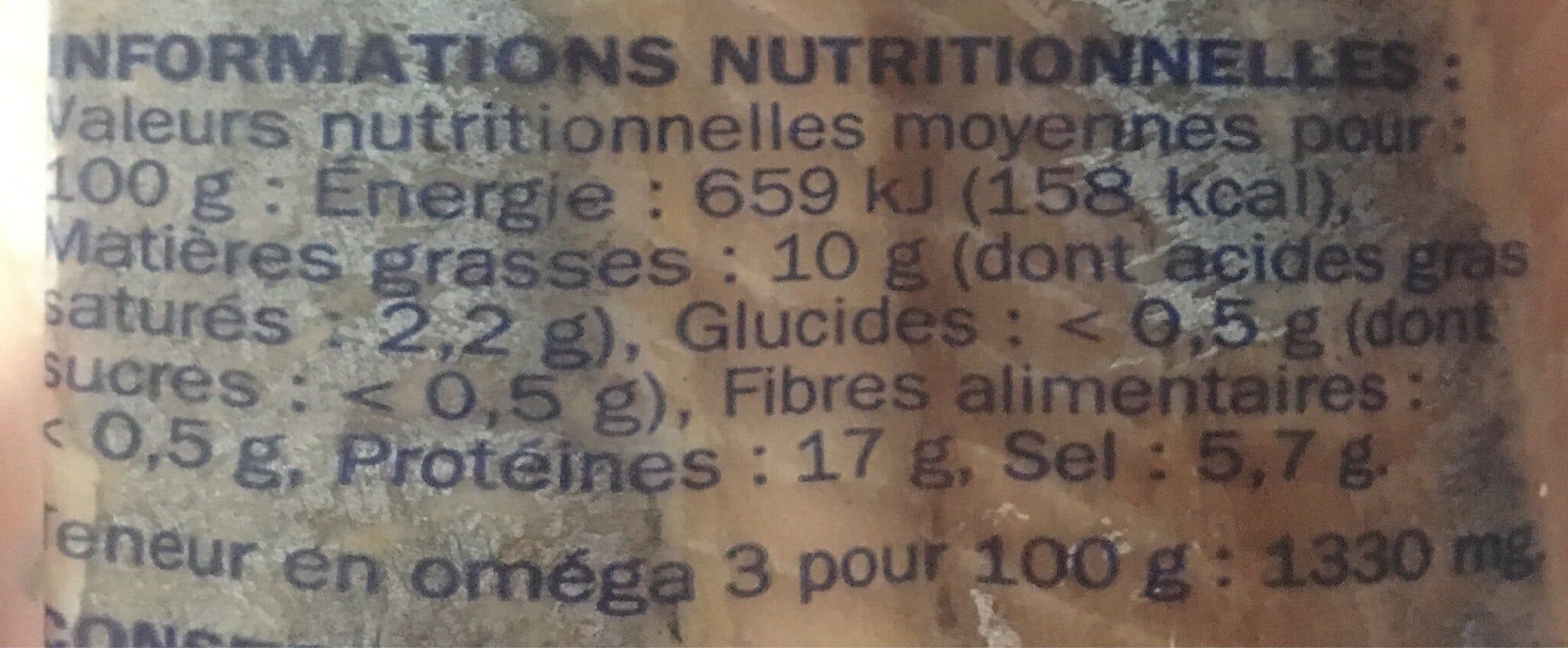 Marque Repère Filets de harengs fumés au naturel packshot