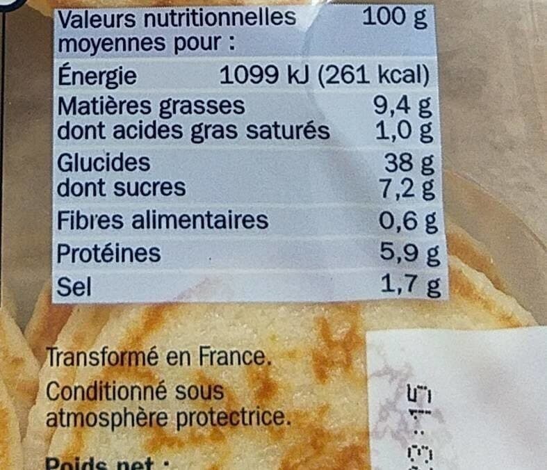 Marque Repère 16 mini blinis - Apéritif packshot