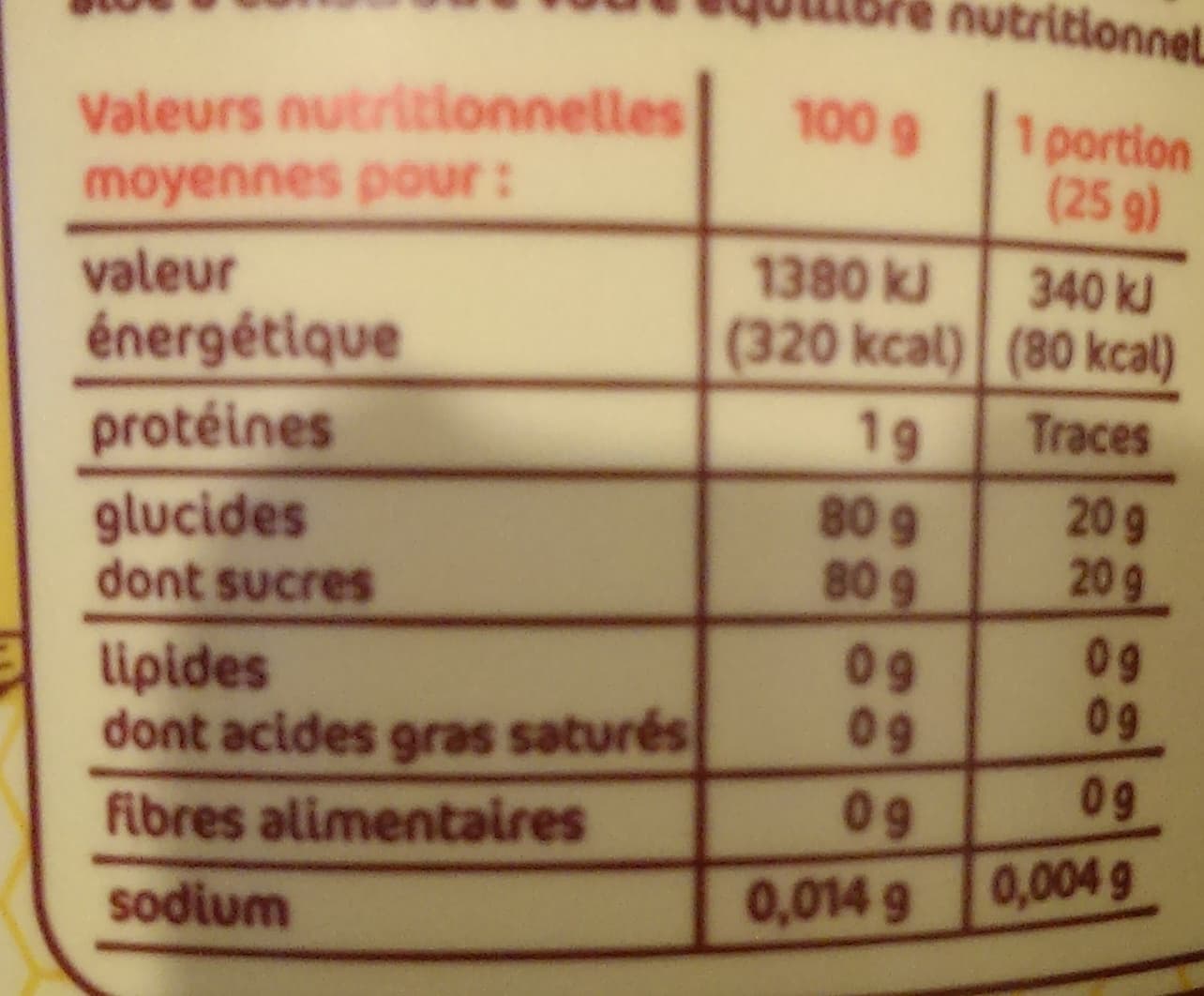 Marque Repère Miel crémeux toutes fleurs packshot