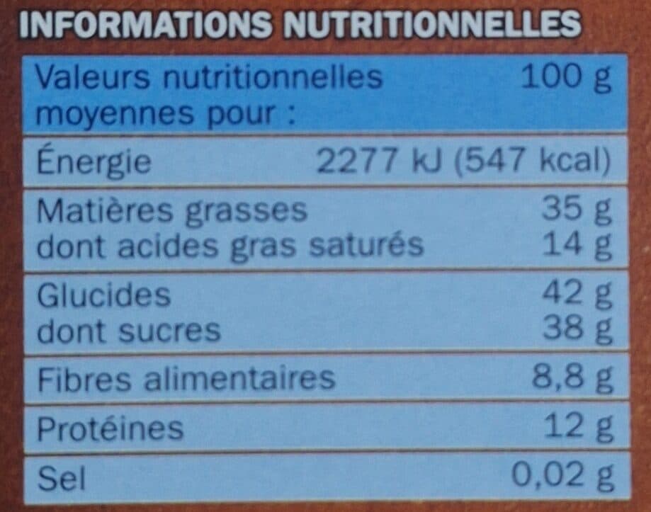 Marque Repère Chocolat noir amandes entières packshot