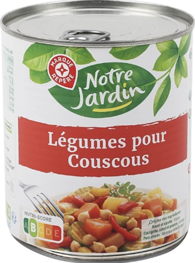 Marque Repère Légumes pour couscous packshot