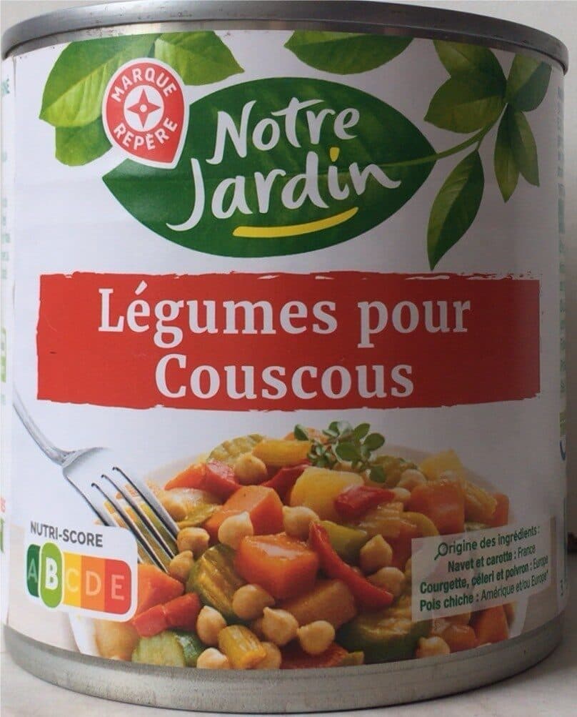 Marque Repère Légumes pour couscous packshot