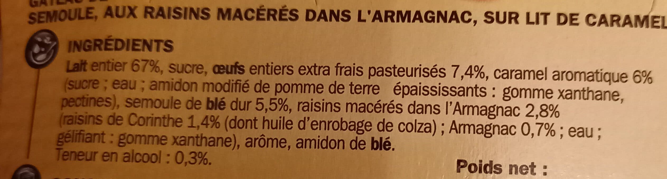 Délisse Gâteau Semoule Raisins🍇 packshot