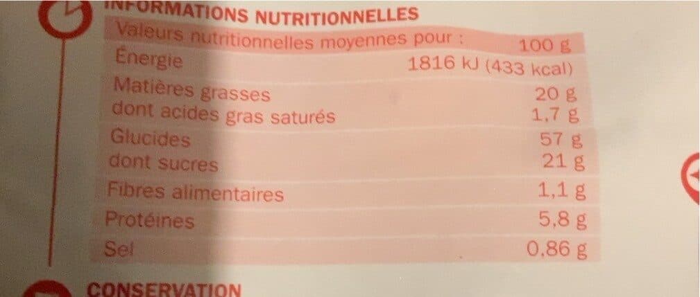 Marque Repère Madeleines coquilles aux oeufs packshot