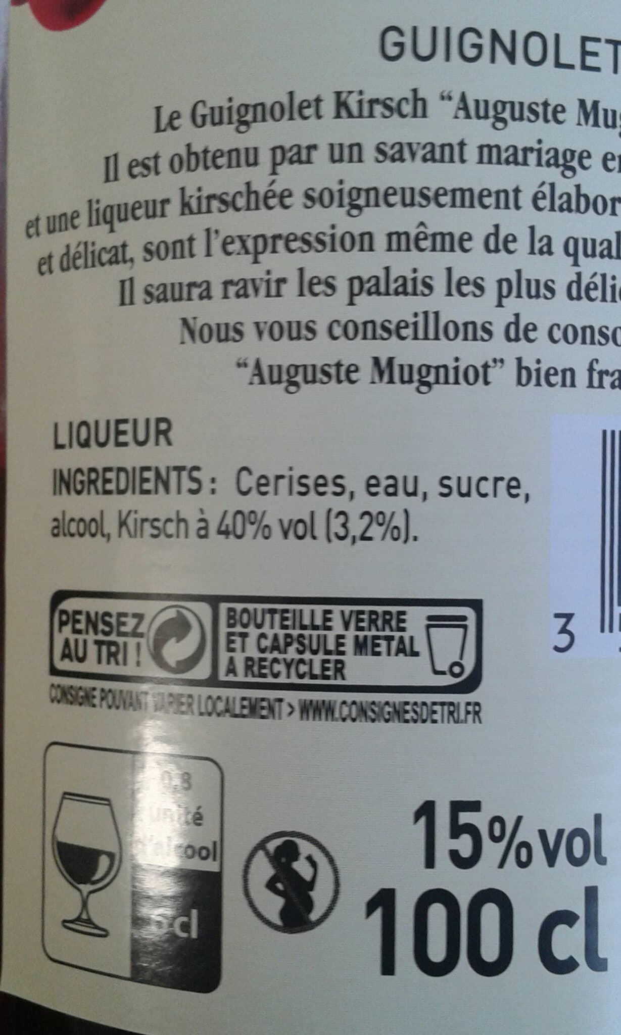 Marque Repère Guignolet kirsch 15° packshot