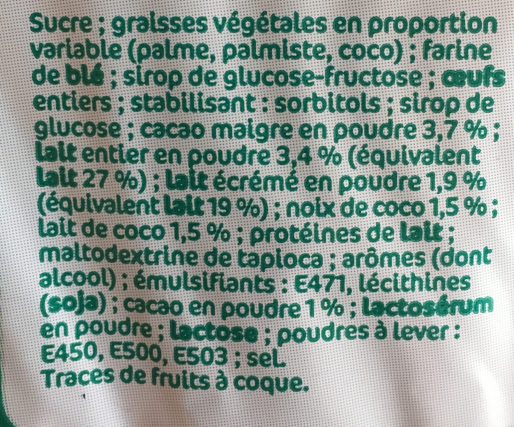 Marque Repère Goûter Moelleux P'tit Déli Coco, x10 packshot