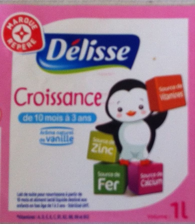 Délisse Lait de croissance packshot
