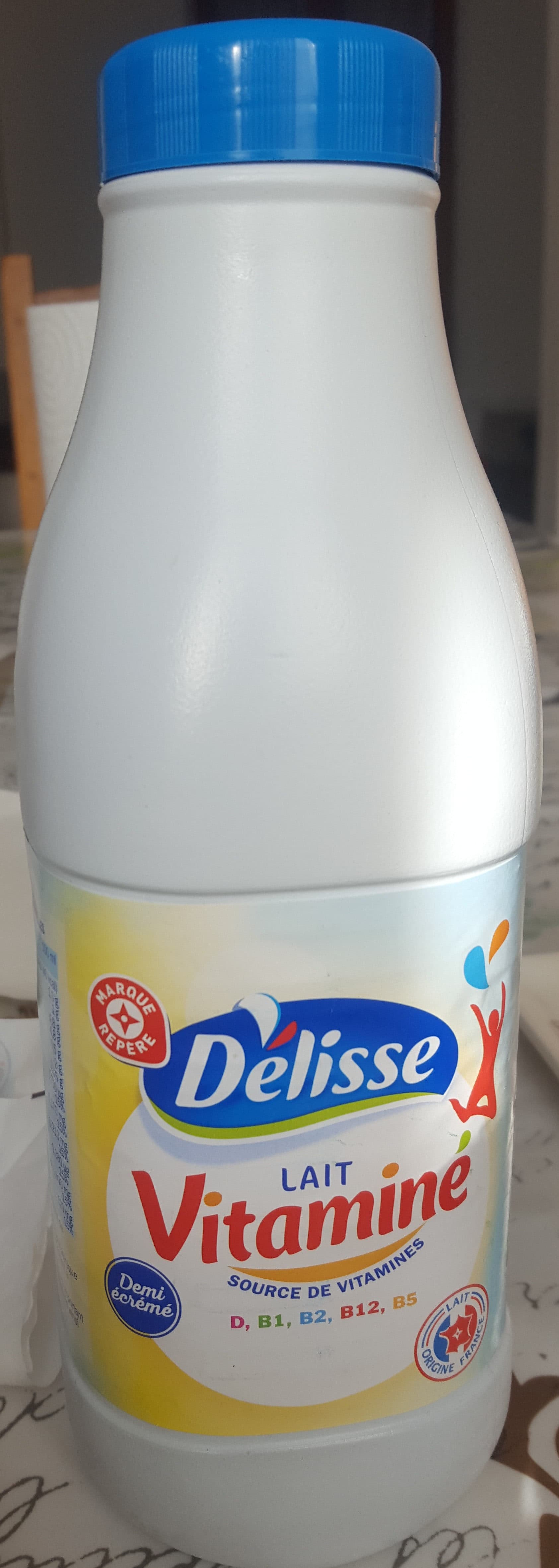 Délisse Lait vitalité écrémé packshot