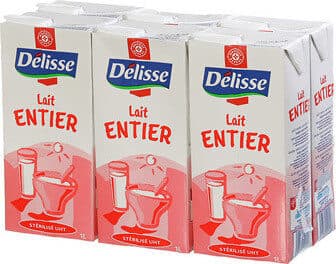 Délisse Lait entier Delisse 6X1L packshot