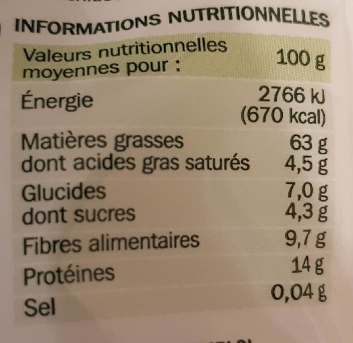 Marque Repère Noisettes décortiquées packshot