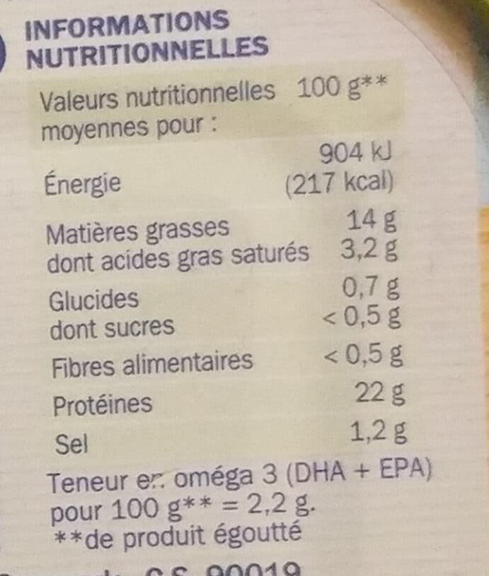 Marque Repère Filets de sardines à l'huile d'olive vierge extra packshot