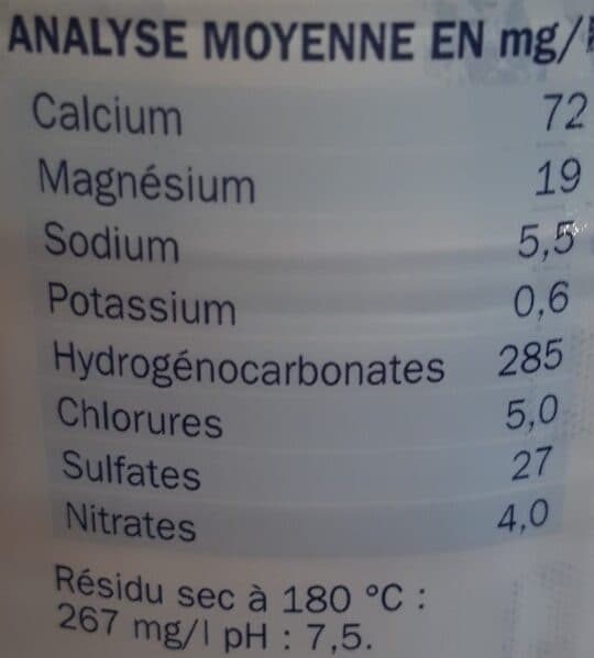 Marque Repère eau minérale naturelle des alpes packshot