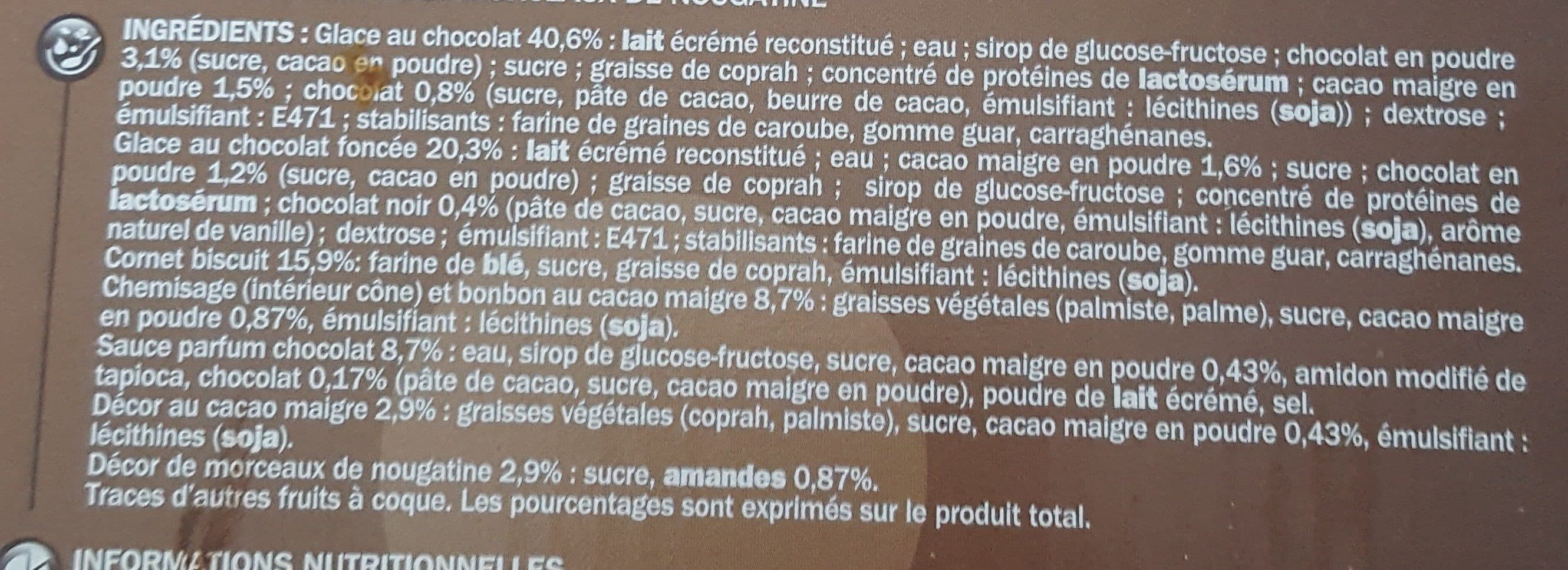 Marque Repère Cônes chocolat x 6 packshot