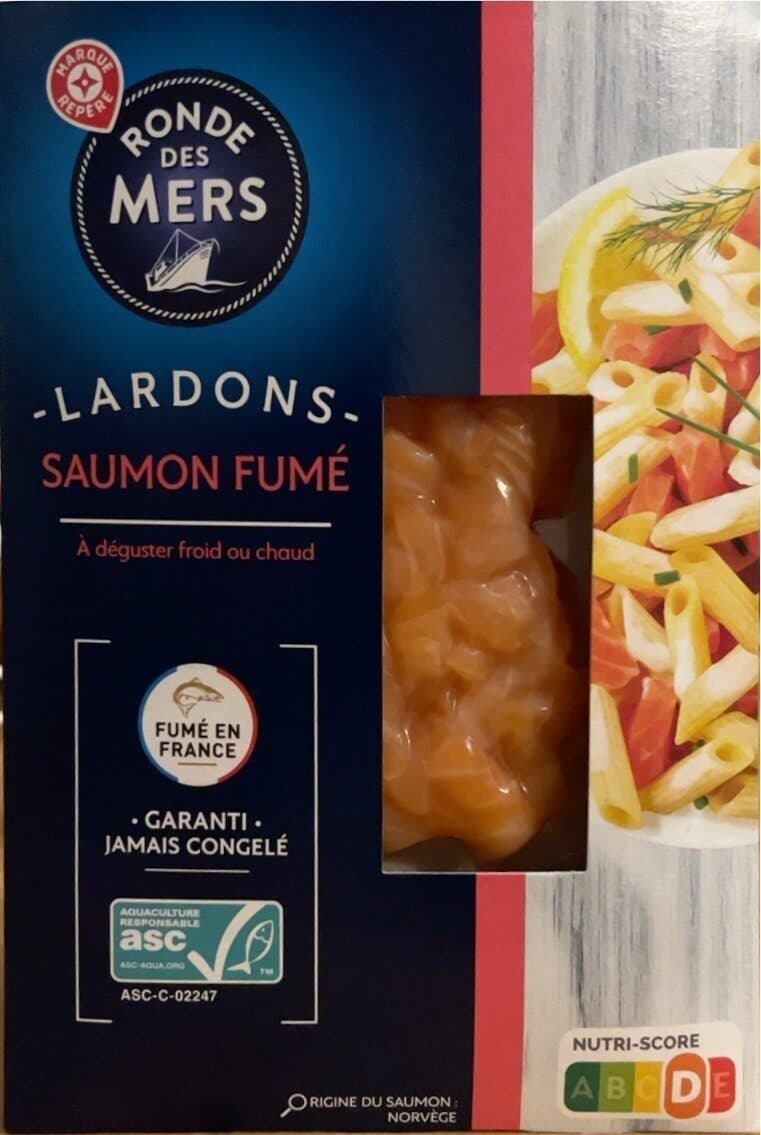 Marque Repère Lardons de Saumon fumé packshot
