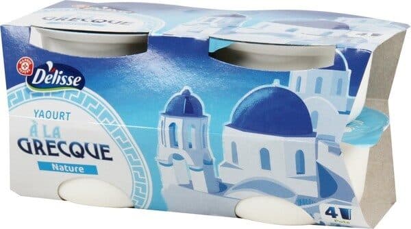 Délisse Yaourt à la grecque nature packshot