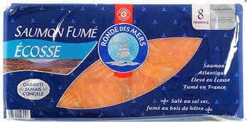 Marque Repère Saumon fume Ronde des Mers Ecosse x8 packshot