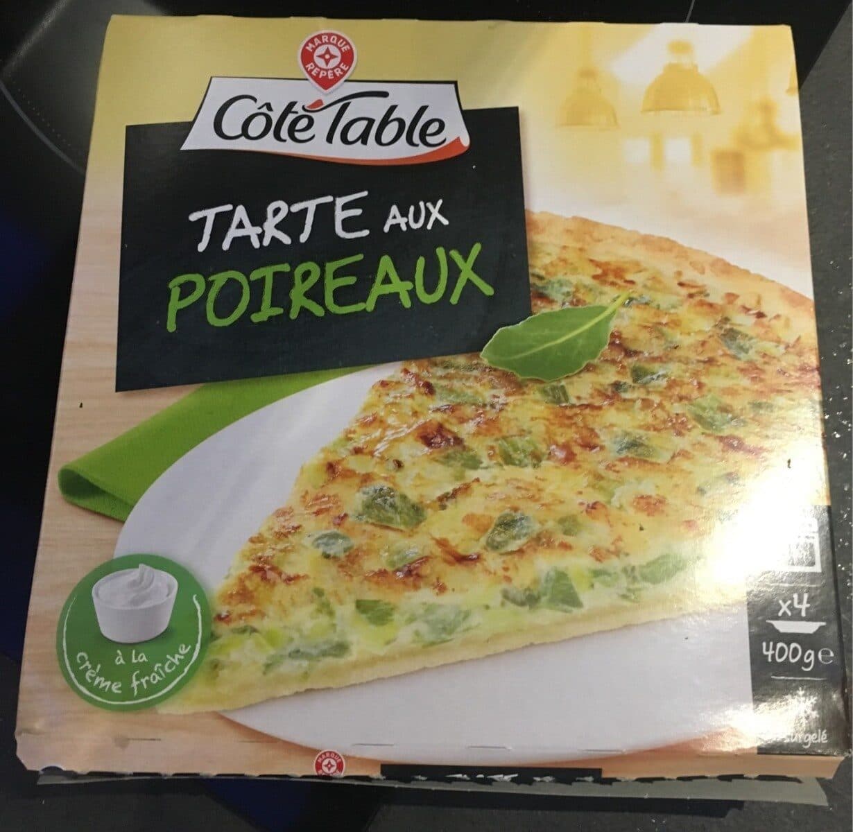 Marque Repère Tarte aux poireaux 400g packshot