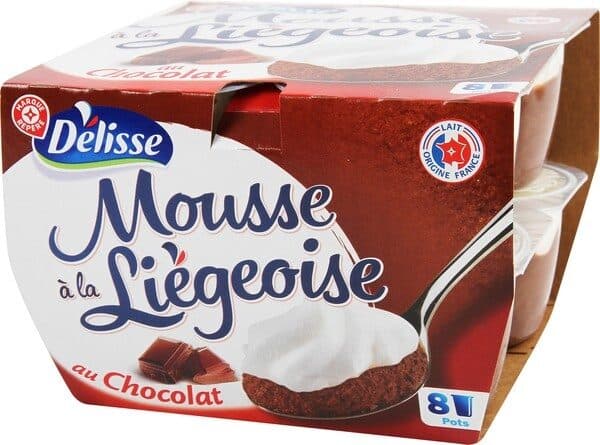 Délisse Crèmes à la liégeoise au chocolat packshot