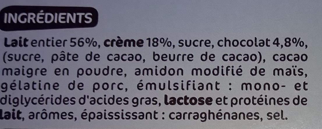 Délisse Crèmes à la liégeoise au chocolat packshot
