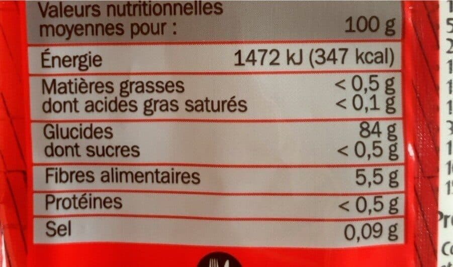 Marque Repère Vermicelles à base de Haricot Mungo packshot