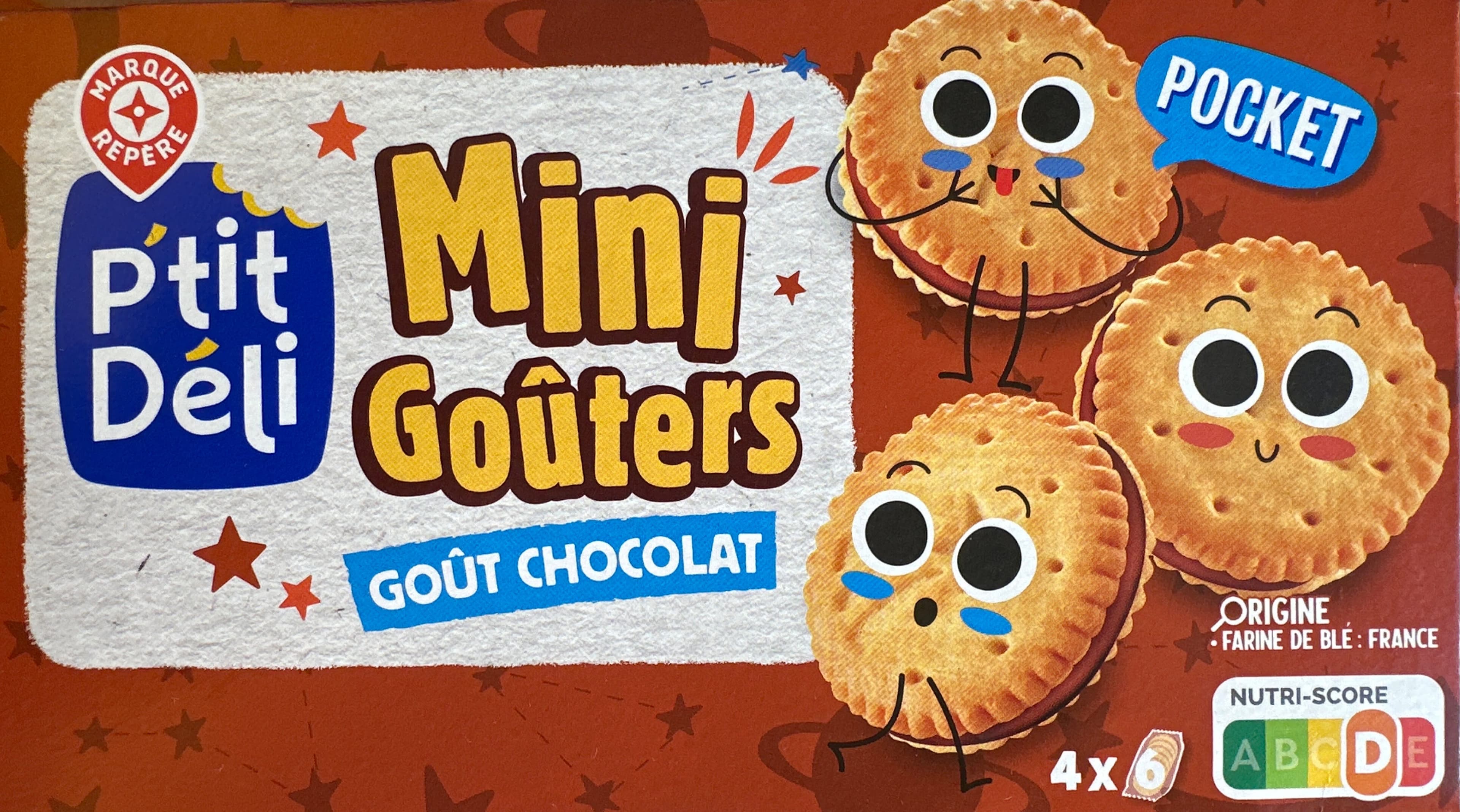 P'tit Déli Mini Goûters Goût Chocolat packshot