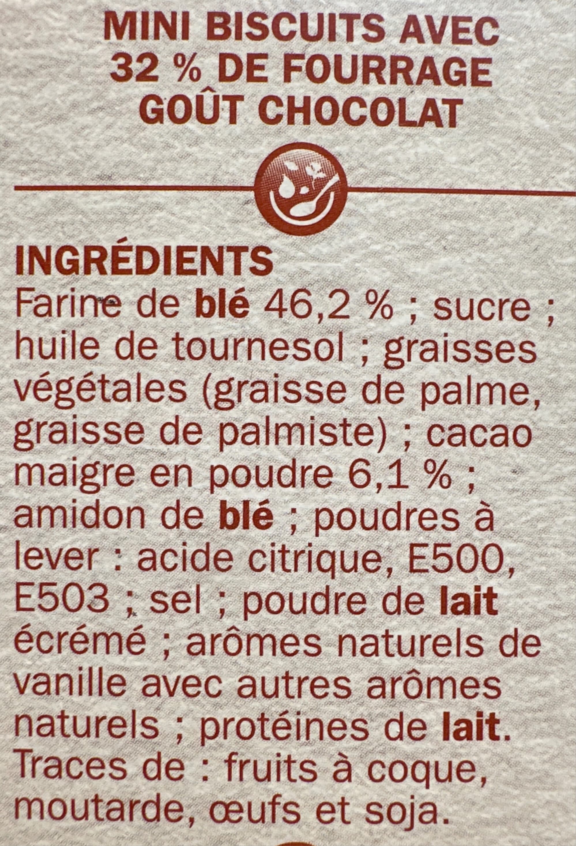 P'tit Déli Mini Goûters Goût Chocolat packshot