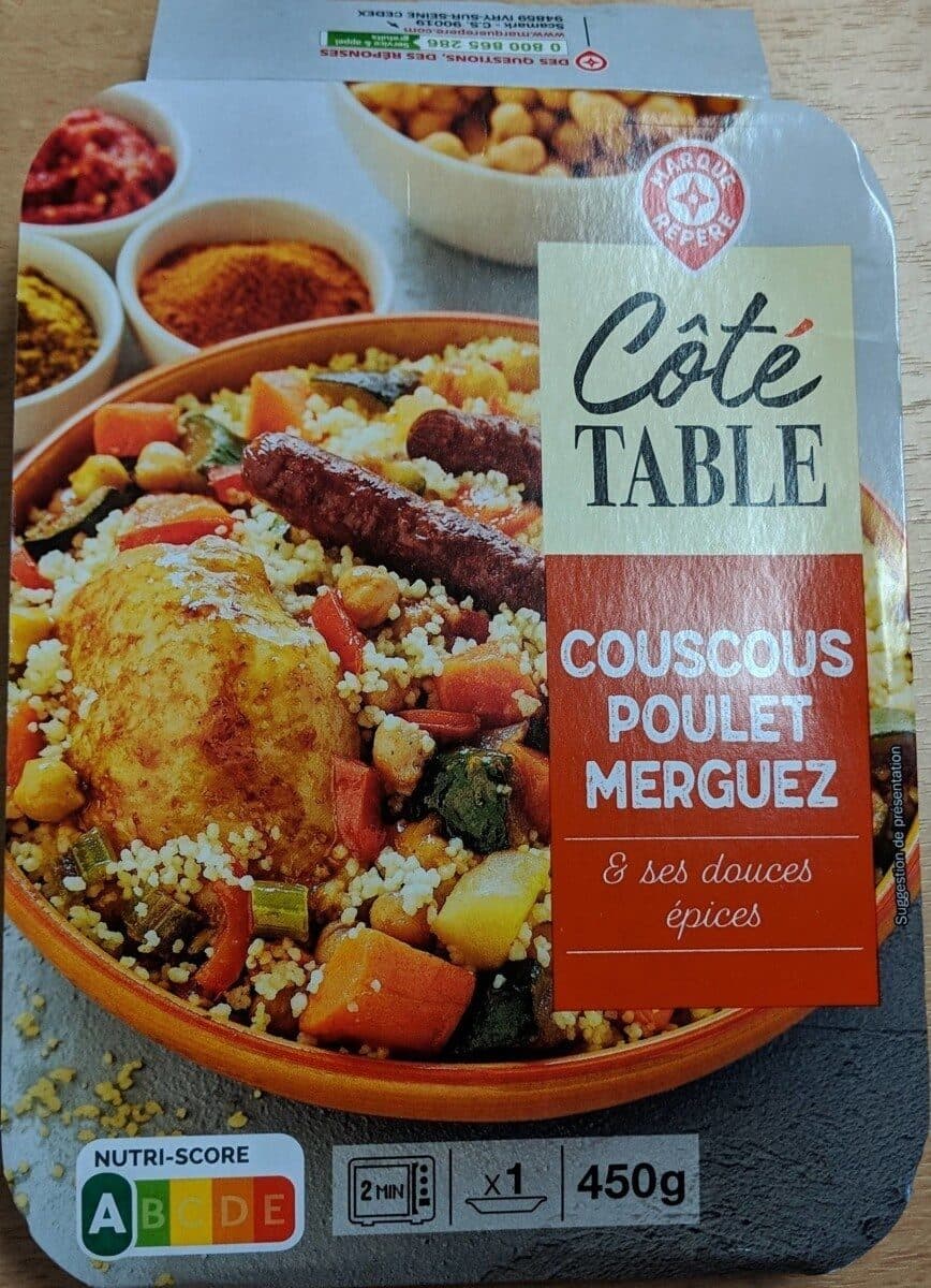 Marque Repère Couscous poulet merguez packshot