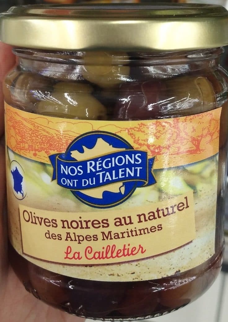 Nos Régions Ont du Talent Olives Noires au Naturel des Alpes Maritimes La Cailletier packshot