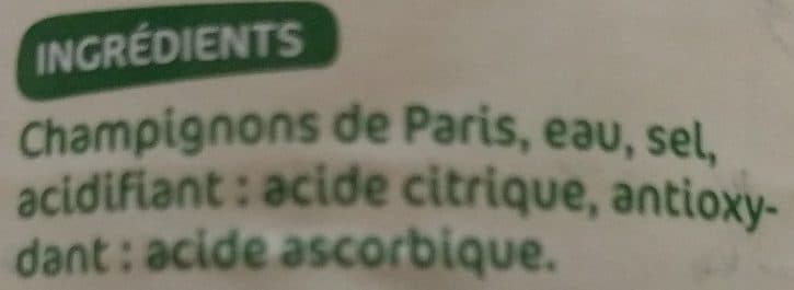 Marque Repère Champignons de Paris 1er choix émincés packshot