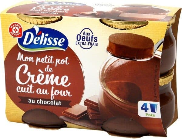 Délisse Petit pot de crème chocolat packshot