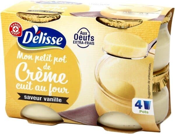 Délisse Petits pots de crème vanille packshot