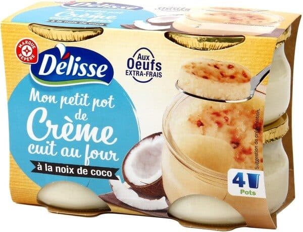 Délisse Petit pot de crème coco packshot
