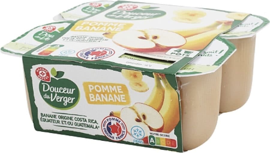 Douceur du Verger Compote pomme-banane packshot