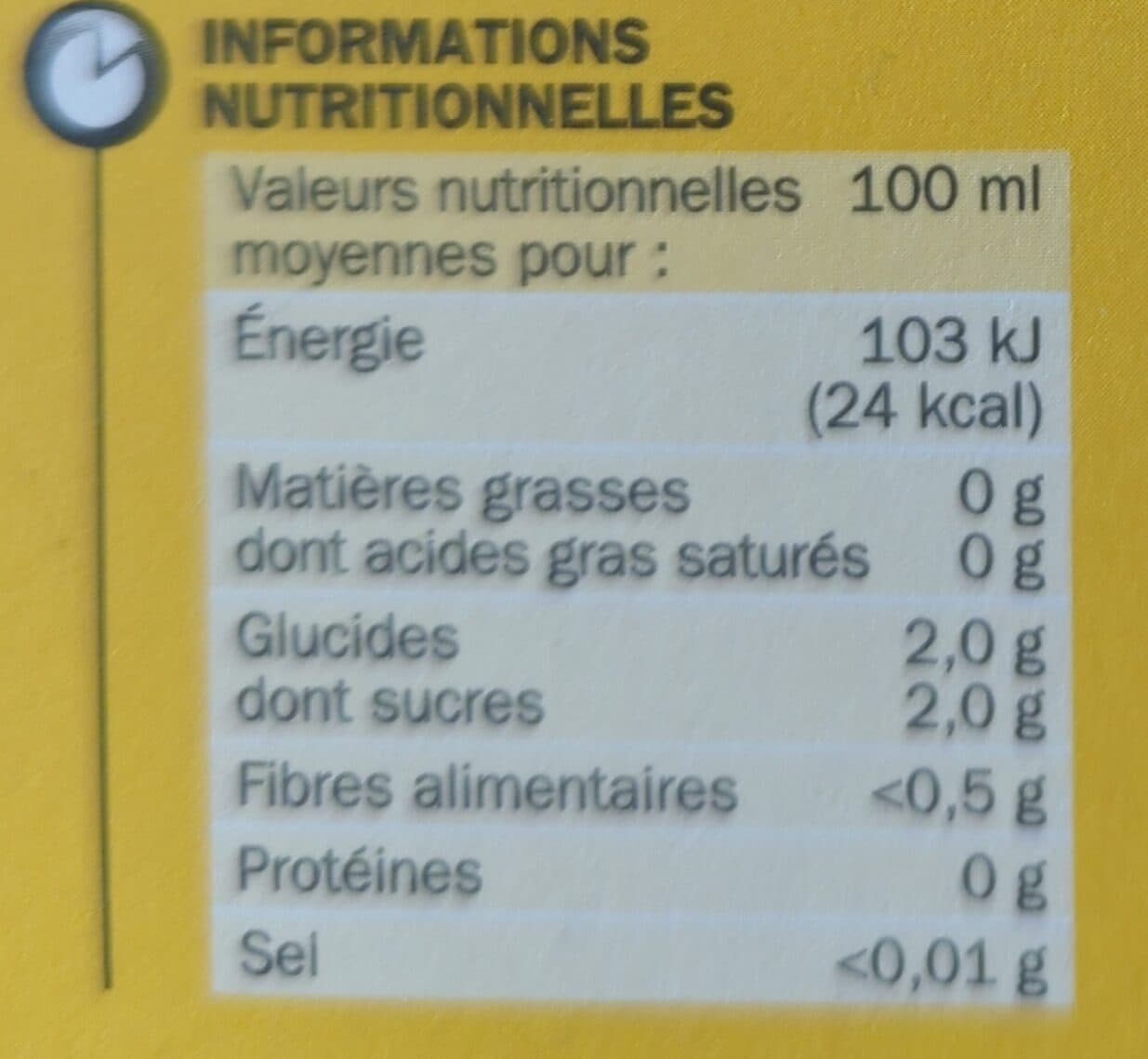 Marque Repère Jus de citron de Sicile packshot
