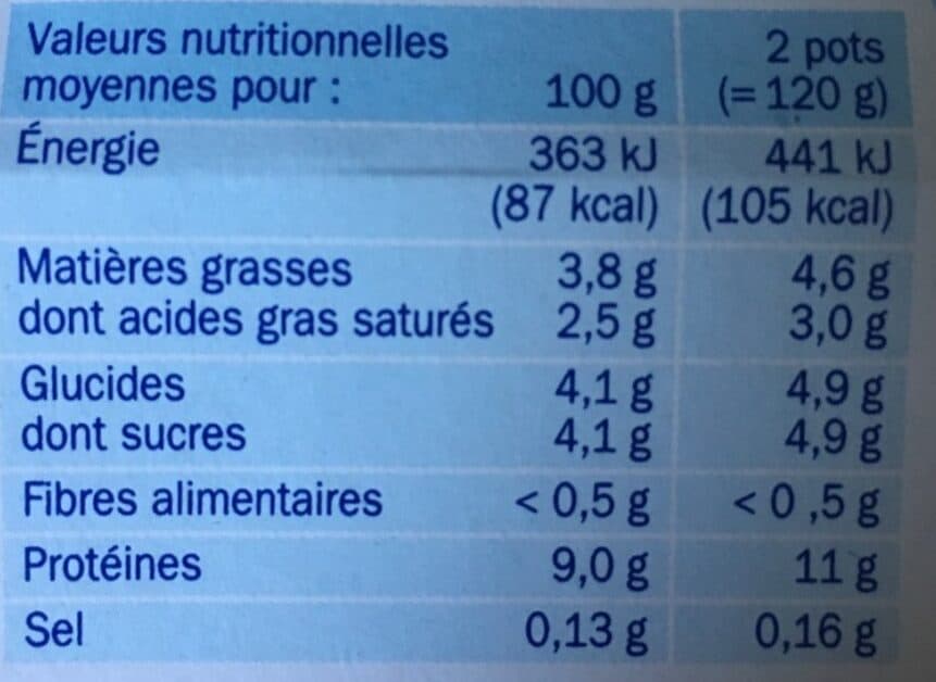 Délisse Fromage frais nature au lait demi-écrémé packshot