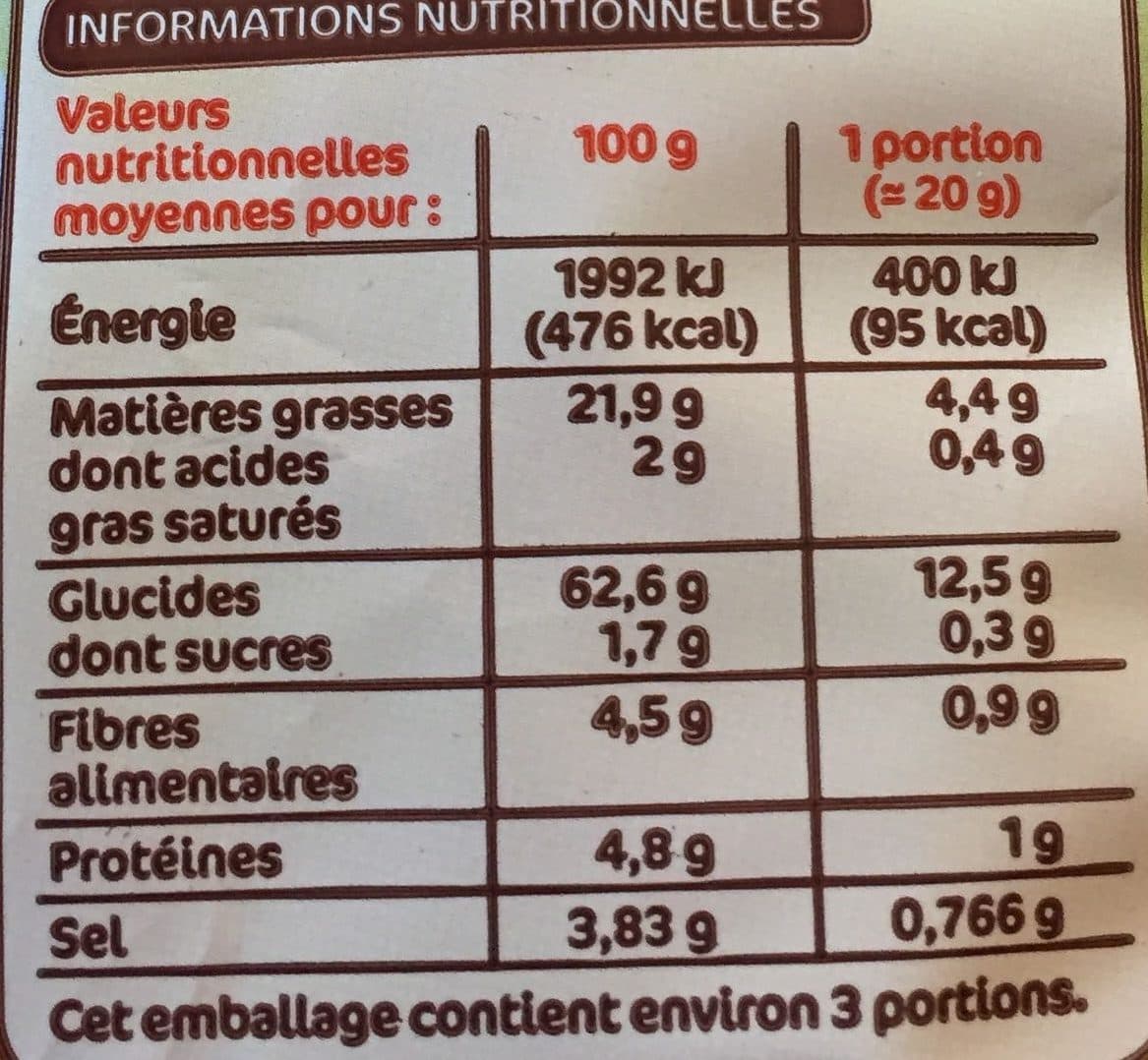 Marque Repère Triangles goût ratatouille packshot